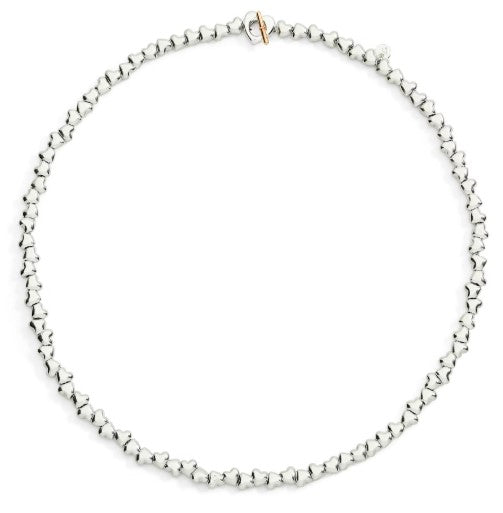 COLLANA DODO CUORE CON COMPONENTI ARGENTO - Mendes Gioielli srl