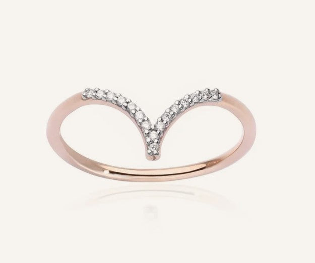 Anello White Chevron - Mendes Gioielli srl