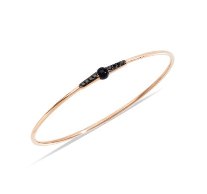 Bracciale Mama non Mama Onice e diamanti neri - Mendes Gioielli srl