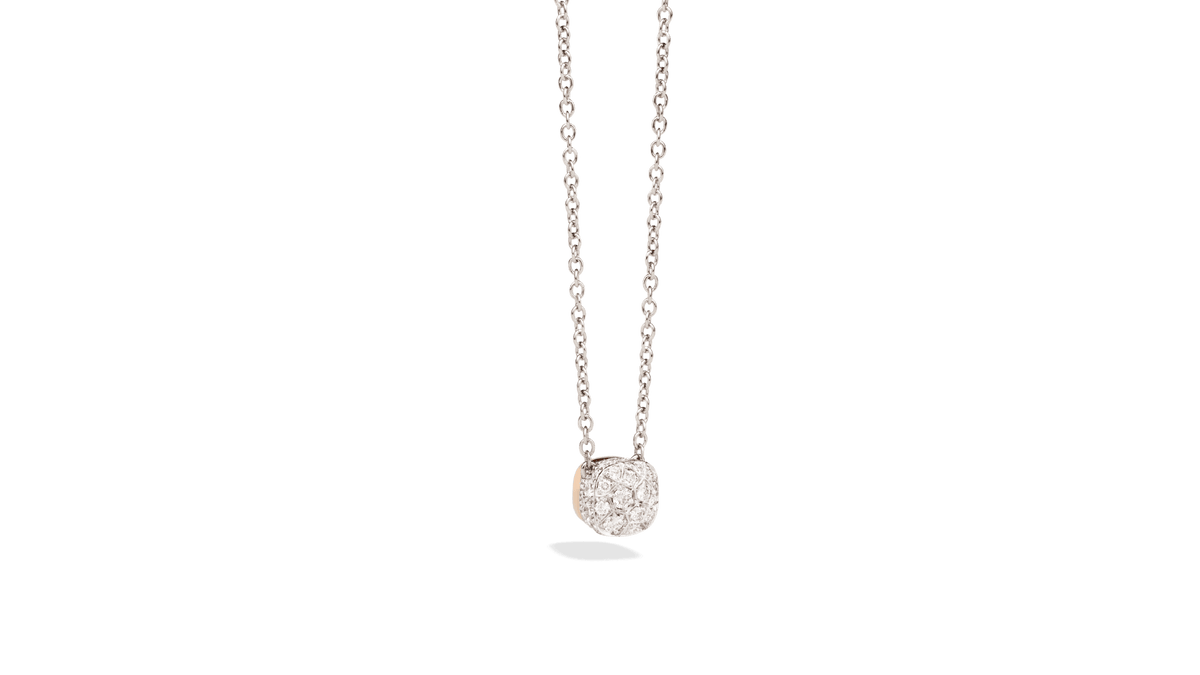 Girocollo Nudo con diamanti - Mendes Gioielli srl