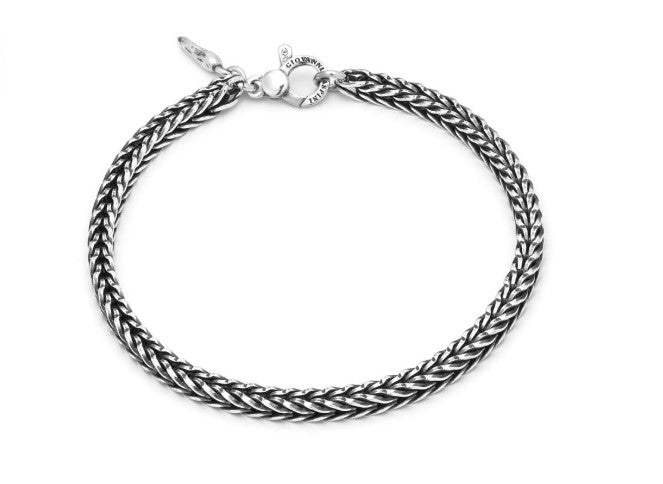 Bracciale treccia quadra