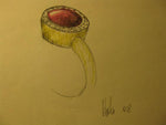 Carica l'immagine nel visualizzatore di Gallery, Anello in oro e pietre preziose - Mendes Gioielli srl
