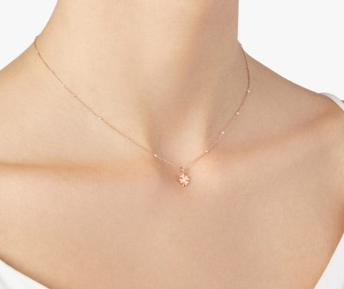 COLLANA Dodo MINI QUADRIFOGLIO ORO ROSA - Mendes Gioielli srl
