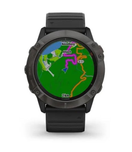 fenix® 6X - Pro Solar Edition Pro Solar, Titanium - Mendes Gioielli srl
