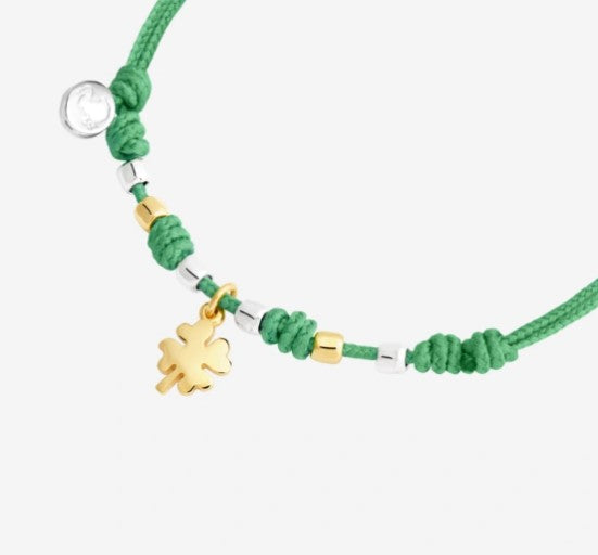 Bracciale Cordino Quadrifoglio - Mendes Gioielli srl
