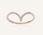 Carica l'immagine nel visualizzatore di Gallery, Anello White Chevron
