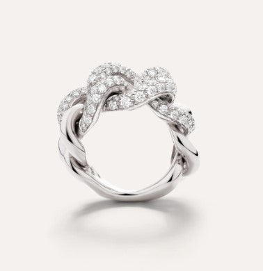 Anello Catene Diamanti - Mendes Gioielli srl
