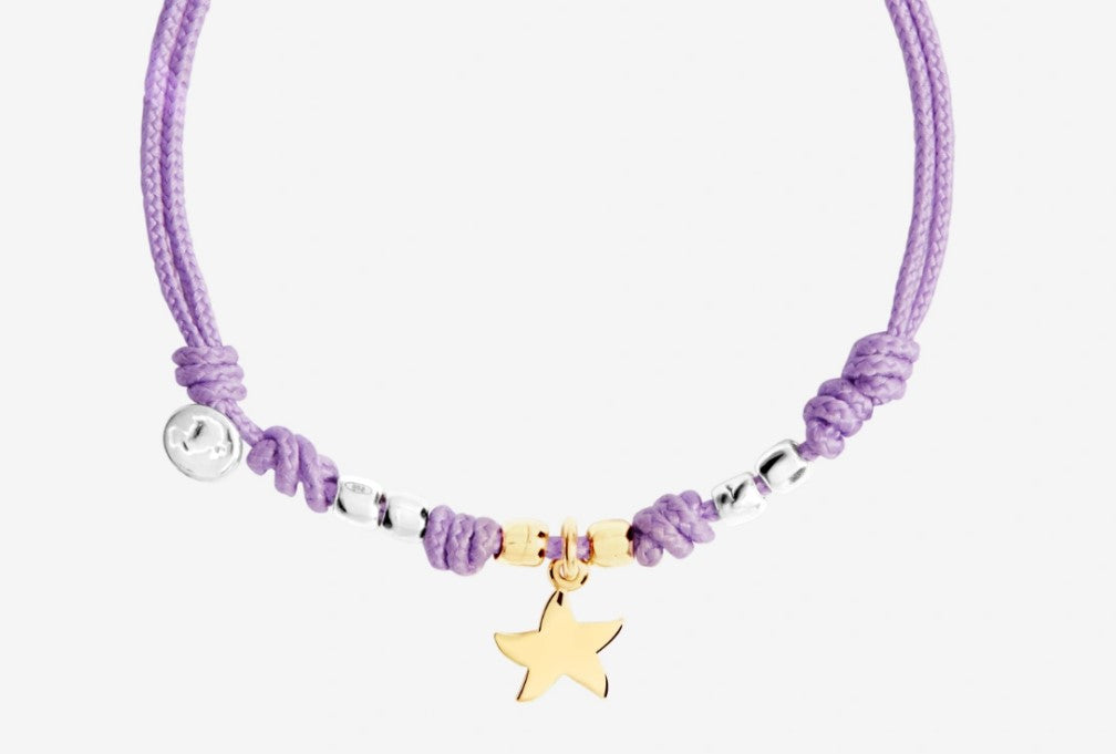 Bracciale Cordino Stellina - Mendes Gioielli srl