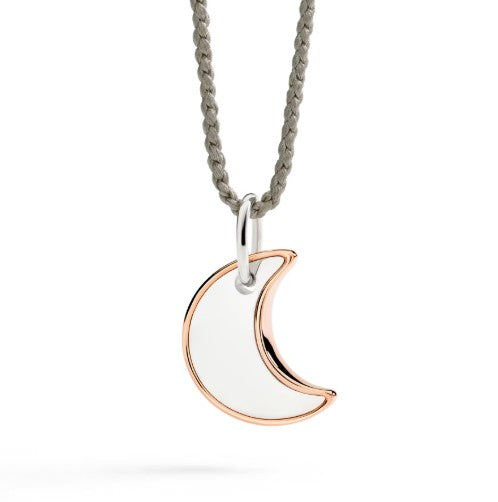 CIONDOLO DODO XL LUNA ARGENTO & ORO ROSA - Mendes Gioielli srl