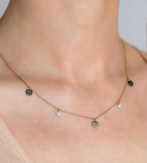 Collana Diamonds Multi Paillettes - Mendes Gioielli srl