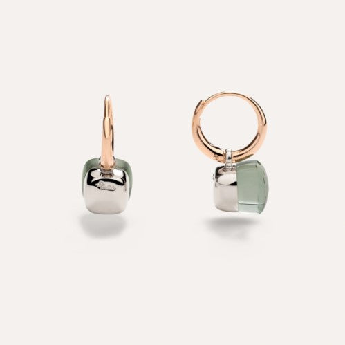 Orecchini Nudo Petit Prasiolite - Mendes Gioielli srl