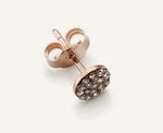 Carica l'immagine nel visualizzatore di Gallery, Orecchino Small Brown Diamonds
