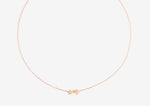 Carica l'immagine nel visualizzatore di Gallery, collana stella cometa oro rosa &amp; diamante
