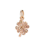 Carica l'immagine nel visualizzatore di Gallery, QUADRIFOGLIO DODO 9KT CON DIAMANTI BROWN - Mendes Gioielli srl
