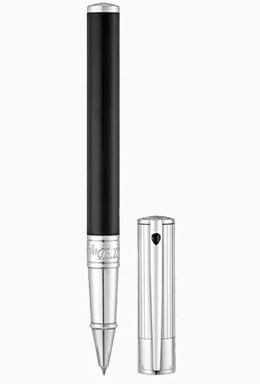 PENNA ROLLER D-INITIAL NERA E CROMATA - Mendes Gioielli srl